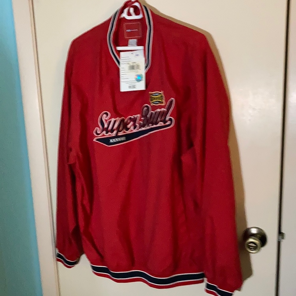 Reebok Super Bowl XXXVIII large men’s pullover
